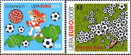 218567 MNH AUSTRIA 2008 UEFA EURO 2008 - Neufs