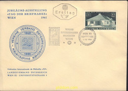 369009 MNH AUSTRIA 1961 DIA DEL SELLO - Neufs