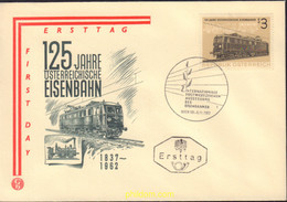 369010 MNH AUSTRIA 1962 125 ANIVERSARIO DEL FERROCARRIL AUSTRIACO - Neufs