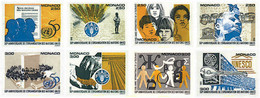 300603 MNH MONACO 1995 50 ANIVERSARIO DE LA ONU, DE LA FAO Y DE LA UNESCO - Otros & Sin Clasificación