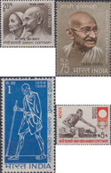 617242 MNH INDIA 1969 ESCENAS DE LA VIDA DE GANDHI - Nuovi