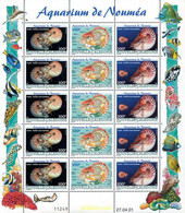 149068 MNH NUEVA CALEDONIA 2001 AQUARIUM DE NOUMEA - Oblitérés