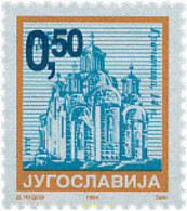 107185 MNH YUGOSLAVIA 2002 IGLESIA - Gebruikt