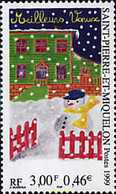 67712 MNH SAN PEDRO Y MIQUELON 1999 MEJORES DESEOS - Used Stamps