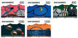 618099 MNH SAN MARINO 1997 DEPORTES - Usados