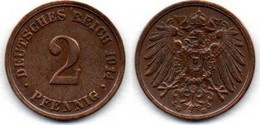 MA 18821  / Allemagne - Deutschland - Germany  2 Pfennig 1914 G TTB - 2 Pfennig