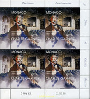 11878 MNH MONACO 1998 CENTENARIO DE LA MUERTE DE CHARLES GARNIER - Otros & Sin Clasificación