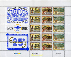 367684 MNH NUEVA CALEDONIA 1983 25 ANIVERSARIO DEL CORREO Y DE LAS TELECOMUNICACIONES - Used Stamps