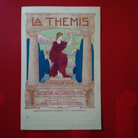 ILLUSTRATEUR PUB LA THEMIS COMPAGNIE D ASSURANCE - Advertising