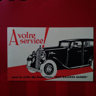 ILLUSTRATEUR PUB AUTOMOBILE AUX GALERIES BARBES PARIS - Advertising