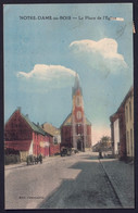 +++ CPA - NOTRE DAME AU BOIS - JEZUS EIK - Place De L"Eglise - Carte Animée En Couleur // - Overijse