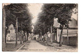 (72) 2373, Ponvallain, Dolbeau 1963, Avenue De La Gare - Pontvallain