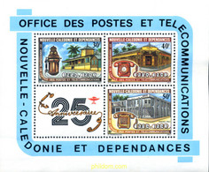 243360 MNH NUEVA CALEDONIA 1983 25 ANIVERSARIO DEL CORREO Y DE LAS TELECOMUNICACIONES - Gebruikt