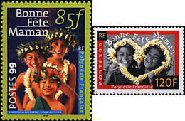 94337 MNH POLINESIA FRANCESA 1999 DIA DE LA MADRE - Oblitérés