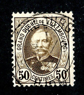 43 Lux 1893 YT 65 O Cat 4.€ (Offers Welcome!) - 1891 Adolphe Voorzijde