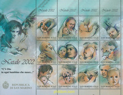 141548 MNH SAN MARINO 2002 NAVIDAD - Usados