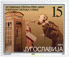 103727 MNH YUGOSLAVIA 2001 CENTENARIO DE LAS CABINAS TELEFONICAS EN SERBIA - Usados