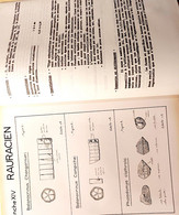 PALEONTOLOGIE Fossiles Cours Ou Rapport 1970 - Materiaal En Toebehoren