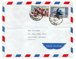 DAHOMEY--1963--lettre PARAKOU  Pour NANTERRE-92 (France)-timbres Dont Croix Rouge Sur Lettre...cachet - Benin - Dahomey (1960-...)