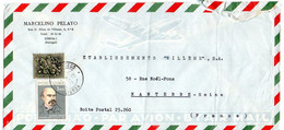 PORTUGAL--1965--lettre LISBOA  Pour NANTERRE-92 (France)-timbres Sur Lettre...cachet - Cartas & Documentos