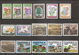 Guatémala - Végétaux ( Lot De Timbres Différents XXX -MNH ) - Guatemala