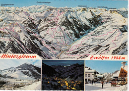 SBG-Saalbach - Panorama  Gelaufen 1968 - Saalbach