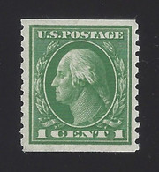 US #443 1914 Green Wmk 190 Perf 10 Vert Mint OG LH VF SCV $30 - Unused Stamps