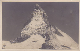 Cpa / Carte Photo-sui- Le Cervin Ou Matterhorn - Bromure H. Martin Zofingen N°840 - Saint-Martin