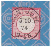 ALLEMAGNE -- Belle Frappe De MONTJOIE Du 8/10/74 -- Sur 1gr Yvert N°16 -- Petit Pli Au Verso -- - Used Stamps