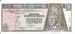 GUATEMALA 1/2 QUETZAL 1992 UNC P 72 - Guatemala
