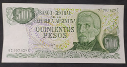 Argentina – Billete Banknote De $500 Ley 18.188 – Serie C – Año 1982 – Sin Circular - Argentine