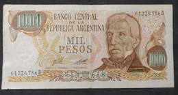 Argentina – Billete Banknote De $1.000 Ley 18.188 – Serie D – Año 1976 - Argentine