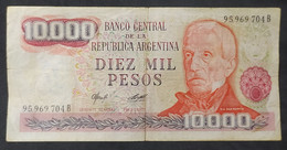 Argentina – Billete Banknote De $10.000 Ley 18.188 – Serie B – Año 1978 - Argentine