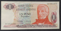 Argentina – Billete Banknote De 1 Peso Argentino – Serie A – Año 1983 - Argentine