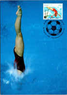 (1 Oø 20 A) Australia (Diving 85 Cent Stamp) Maxicard (pre-paid To Worldwide Destination) 2024 Paris Olympic Sport - Plongée