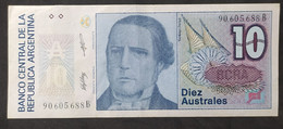 Argentina – Billete Banknote De 10 Australes – Serie B – Año 1988 - Argentine