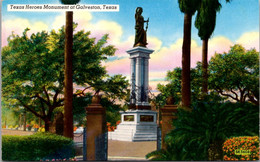 Texas Galveston Texas Heroes Monument - Galveston