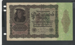 ALLEMAGNE - Billet 50000 Mark 1922 TTB/VF Pick-080 - 50.000 Mark