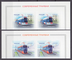 2022 Russia 3191-3192x2+Tab Public Transport - Tramways 7,00 € - Tranvie