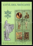 Vatican 1983 Mi# Block 7 Used - Vatican Collection: The Papacy And Art - US Exhibition (III) - Gebruikt