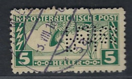 PERFIN / PERFO / LOCHUNG " PERLES " 1918 AUSTRIA / OOSTENRIJK  ; See 3 Scans ! LOT 195 - Variétés & Curiosités