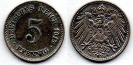 MA 18863  / Allemagne - Deutschland - Germany 5 Pfennig 1915 G SUP - 5 Pfennig