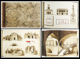 Skizzenbuch Mit über 200 Architektur-Zeichnungen Von Häusern Und Villen In Italien. - Theater & Drehbücher
