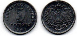 MA 18870  / Allemagne - Deutschland - Germany 5 Pfennig 1915 E SUP - 5 Pfennig