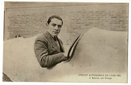 Lot 4 Cpa - 1924, Circuit Automobile Lyon, Thomas, Delage - Wagner, Alfa Roméo - Benoit, Delage - Chassagne, Bugatti - Grand Prix / F1