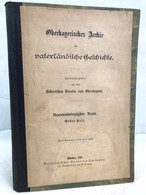 Oberbayerisches Archiv Für Vaterländische Geschichte. 49.Band, Erstes Heft. - 4. 1789-1914