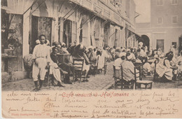 YB / Edit. GARRIGUES N° 121 .  TUNISIE. (TUNIS) Café Maure à Halfaouine (Très Animée) - Tunesië