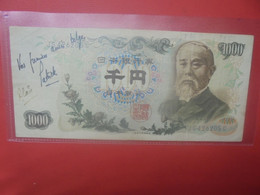 JAPON 1000 YEN ND (1963) Circuler+ Ecritures ! (L.16) - Japan