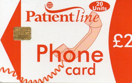 UNITED KINGDOM - CHIP CARD - PATIENTLINE £2 - BATCH ON BOTTOM - To Identify