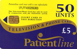 UNITED KINGDOM - CHIP CARD - PATIENTLINE 50 UNITS - To Identify